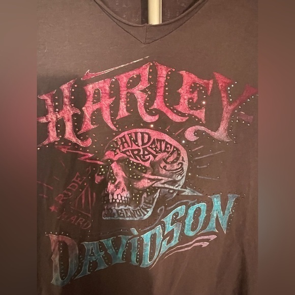 Womans Medium Harley Davidson T-Shirt - Picture 5 of 6